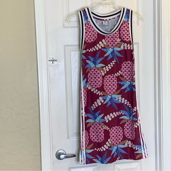 ADIDAS ORIGINALS x FARM RIO FARM TANK DRESS SIZE SMALL - Picture 7 of 13